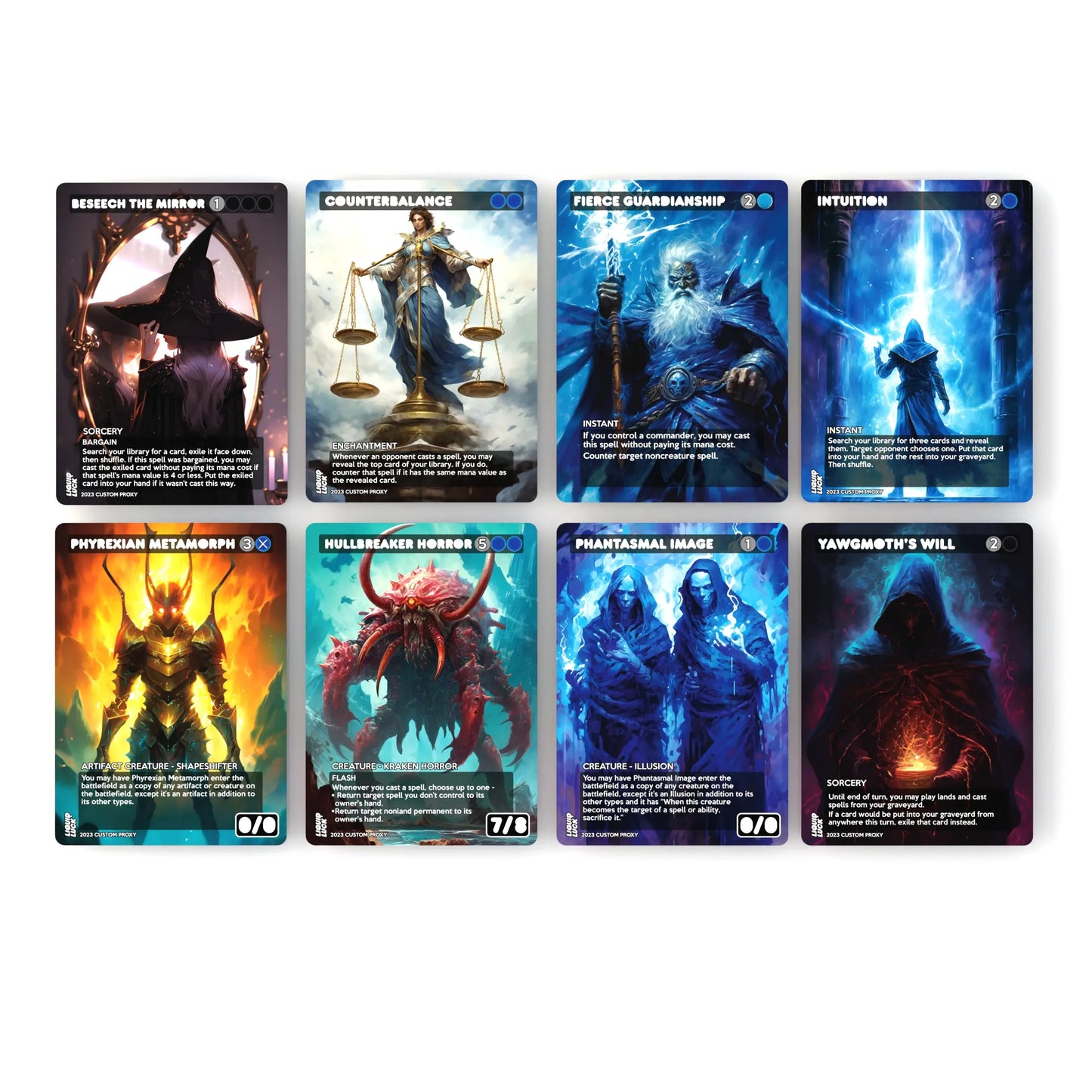 Tivit Seller of Secrets Proxy Deck (Cedh) - Complete 100 Card Commander Deck + Bonus Cards - Control Deck for Competitive EDH