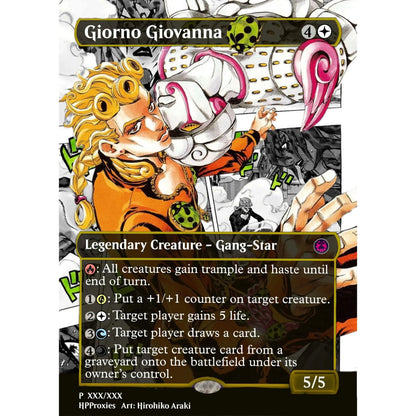 Jojos Bizzare Adventure Commander Proxy Bundle: 9 Joestar Legendary Creature Pack