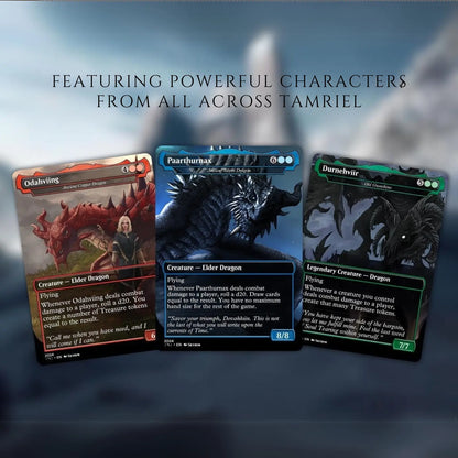 Skyrim-Inspired MTG Commander Deck | 120+ Unique Multicolor Cards | Custom Proxy for Casual Play