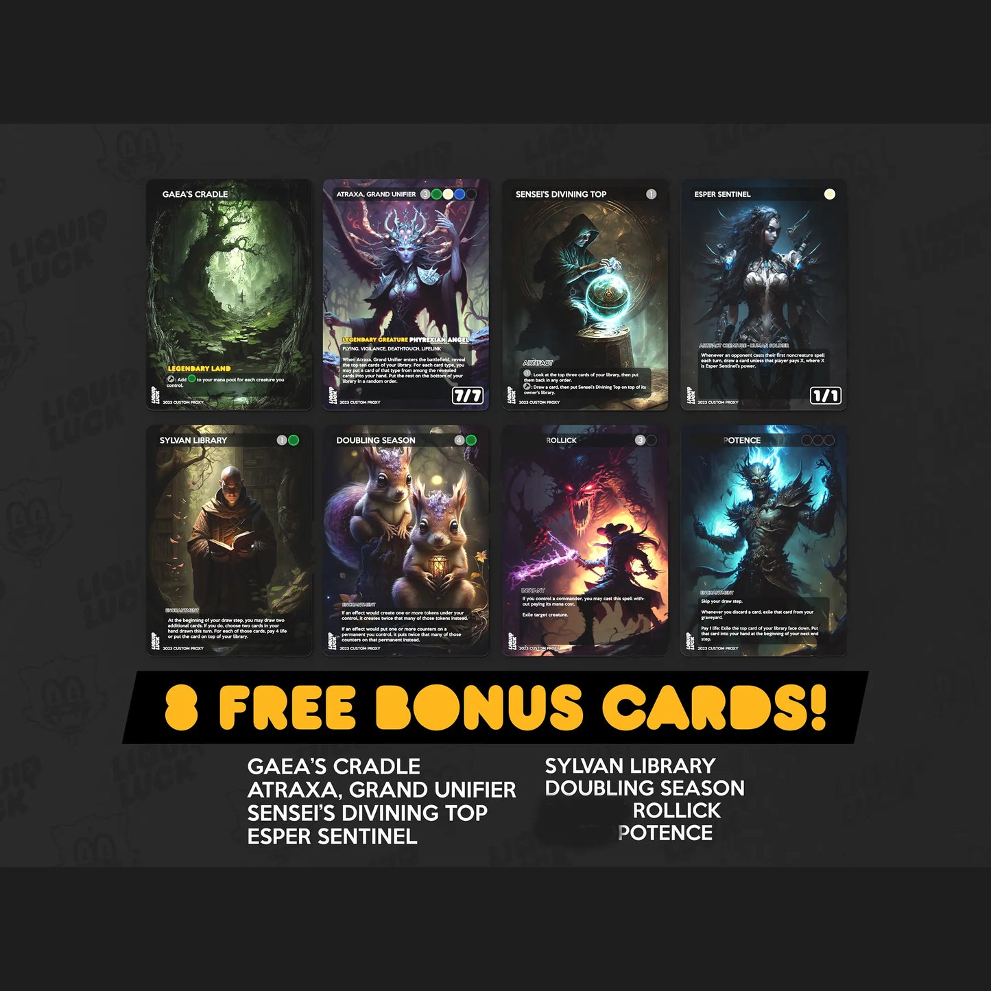 Kenrith, the Returned King - Complete Commander Proxy Deck (Cedh) with 108 Cards and Bonus Cards - Ready to Play Deck Tcg Booster Pack