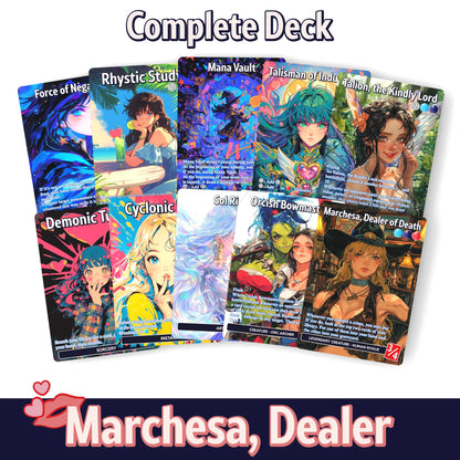 Marchesa, Dealer of No-Nos Complete 100-Card Proxy Commander Deck + Tokens