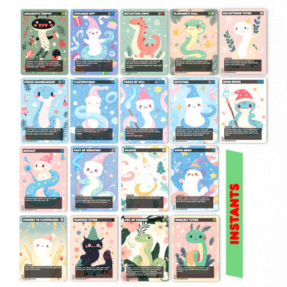 Slivers Kindred Complete Proxy Deck | Adorable Christmas Holiday Themed MTG Proxy Deck - Complete Commander Proxy Deck (Cedh) with 100 Cards +Tokens