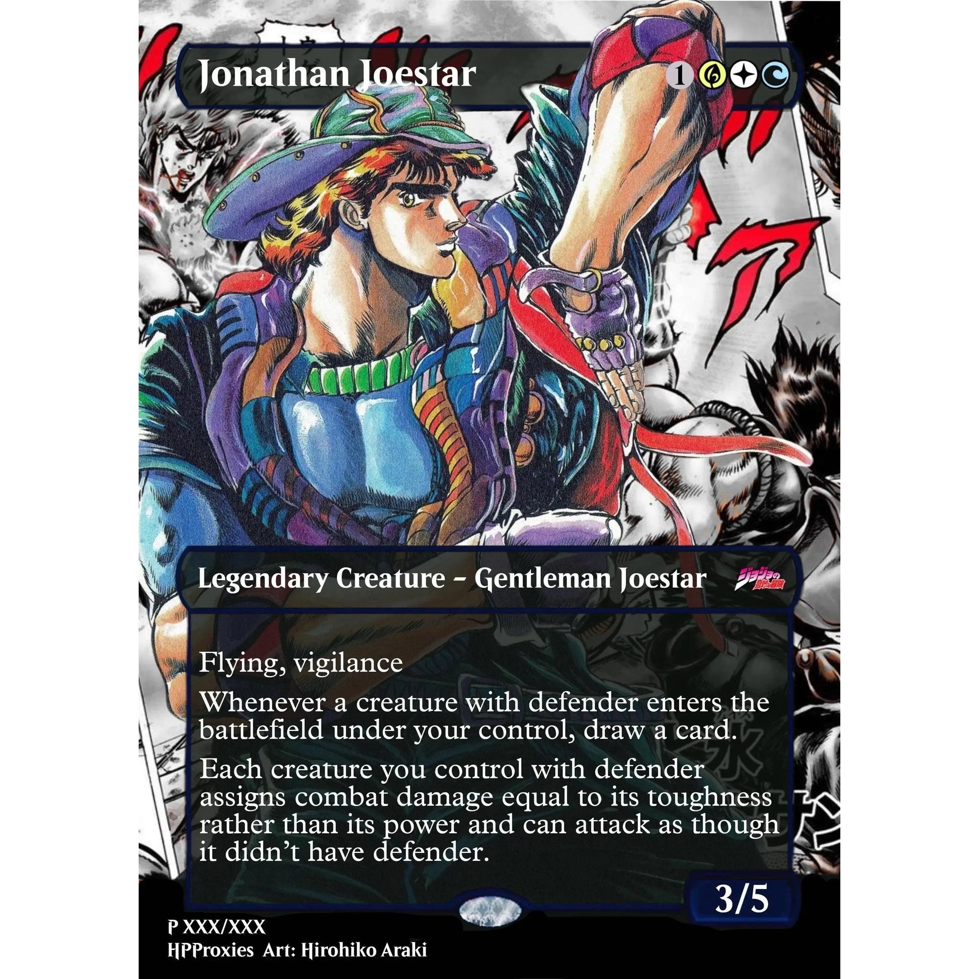 Jojos Bizzare Adventure Commander Proxy Bundle: 9 Joestar Legendary Creature Pack
