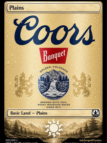 Beer Inspired MTG Lands | Full Art Proxy Land Set