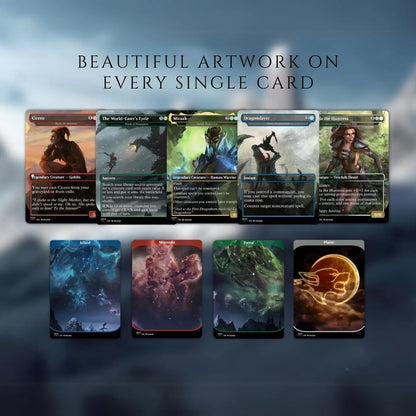 Skyrim-Inspired MTG Commander Deck | 120+ Unique Multicolor Cards | Custom Proxy for Casual Play