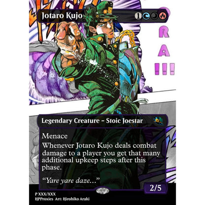 Jojos Bizzare Adventure Commander Proxy Bundle: 9 Joestar Legendary Creature Pack