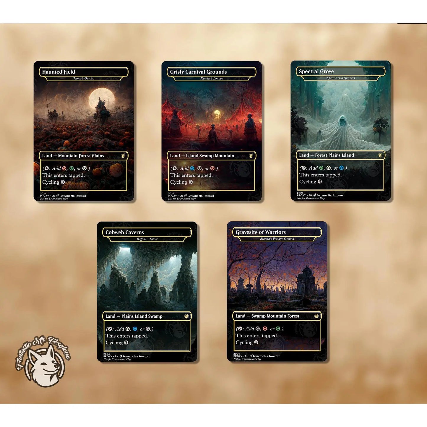 10 Tri Lands | Proxy Cards — Triomes