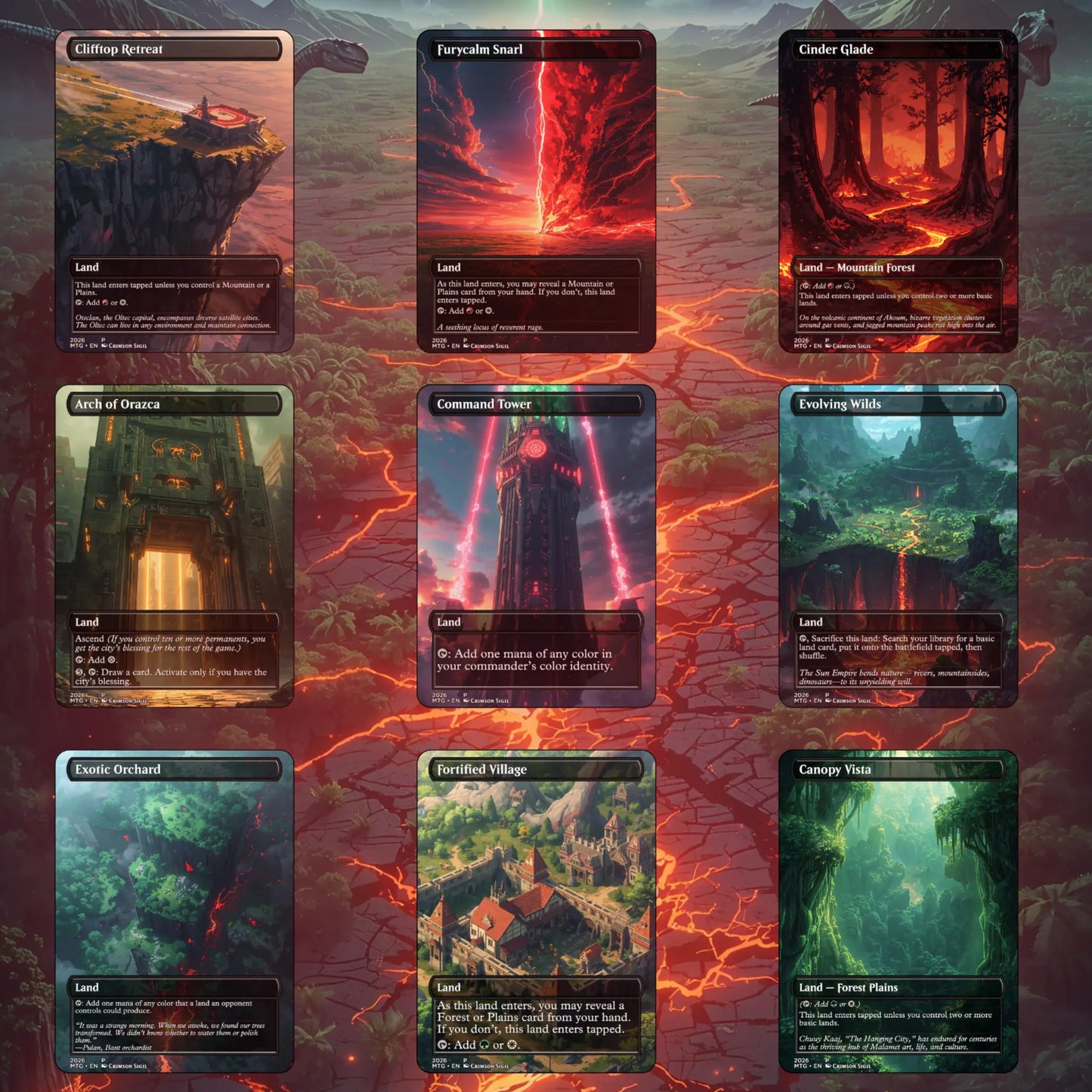 Dino Ranger Force + MTG Proxy Deck + MTG Commander + Tokens