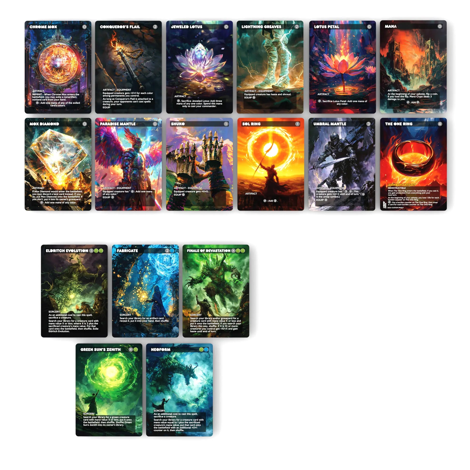 Nadu, Winged Wisdom - Complete Commander Proxy Deck (Cedh) with 108 Cards and Bonus Cards - Ready to Play Deck
