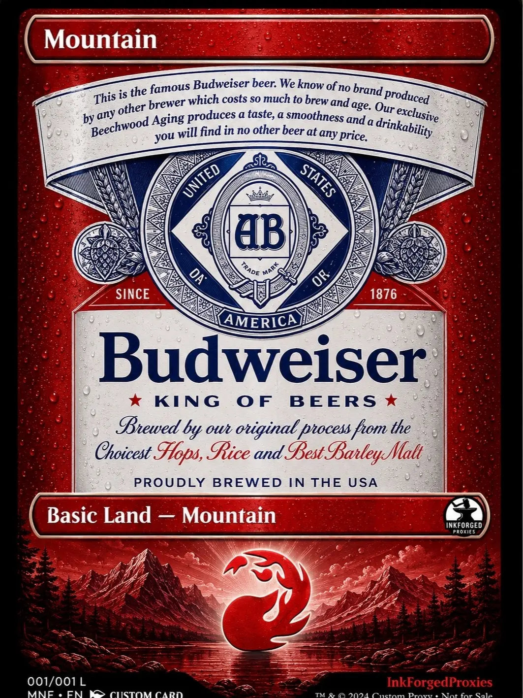 Beer Inspired MTG Lands | Full Art Proxy Land Set