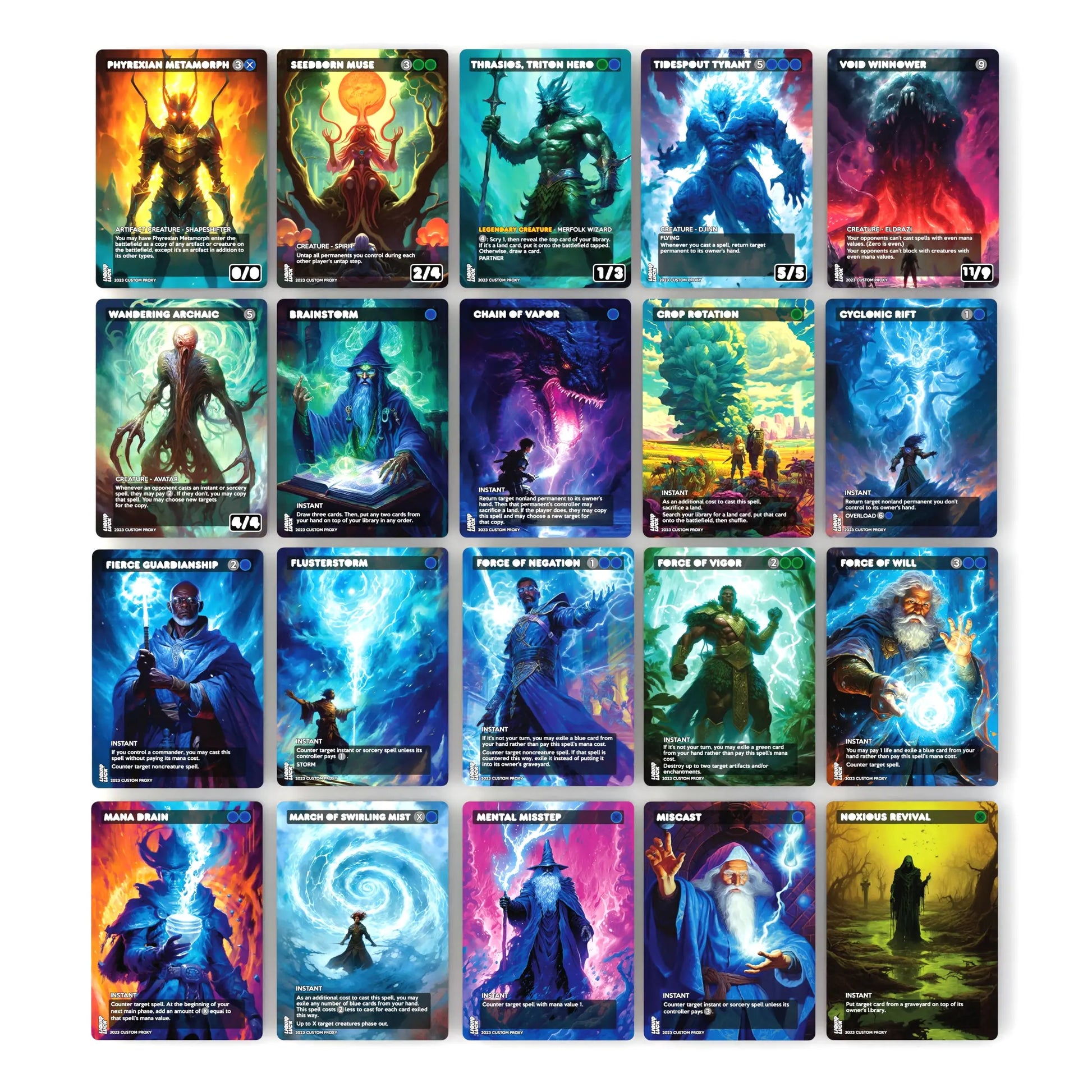 Kinnan Proxy Deck - Complete 100 Card Commander Deck + Bonus Cards - Blue Green Ramp/Combo Deck