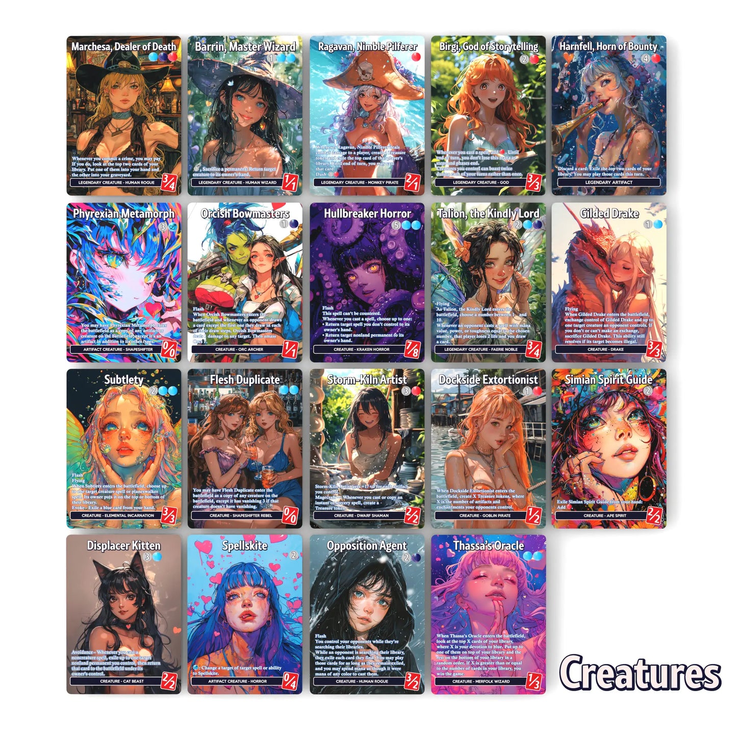 Marchesa, Dealer of No-Nos Complete 100-Card Proxy Commander Deck + Tokens