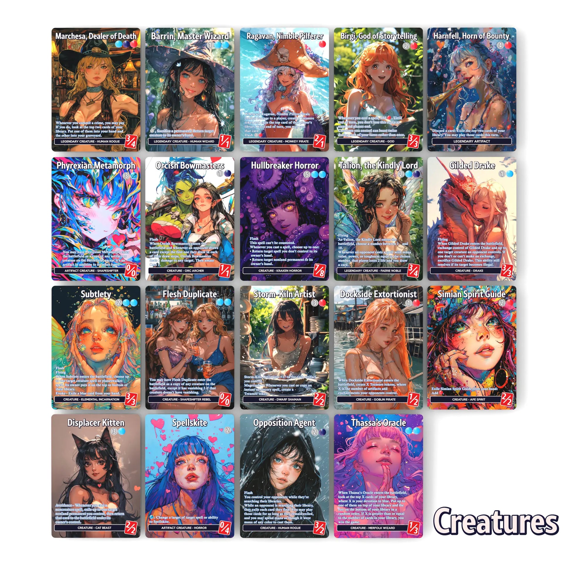 Marchesa, Dealer of No-Nos Complete 100-Card Proxy Commander Deck + Tokens