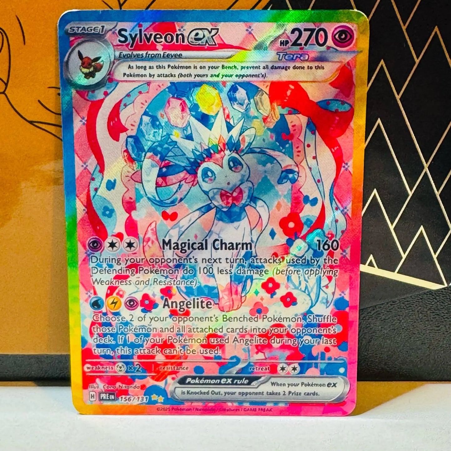 Sylveon Ex · Prismatic Evolutions (PRE) #156 Proxy Card