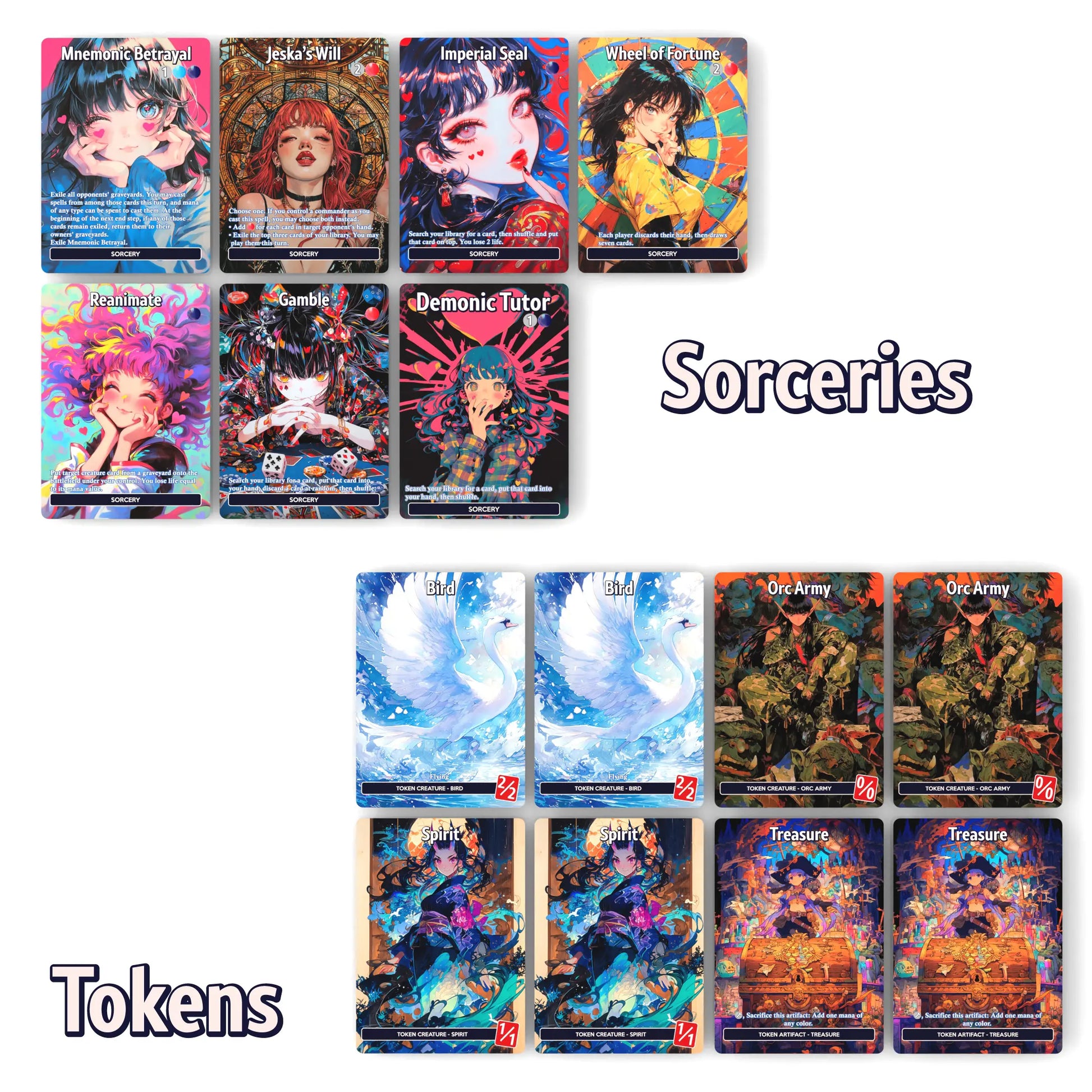 Marchesa, Dealer of No-Nos Complete 100-Card Proxy Commander Deck + Tokens