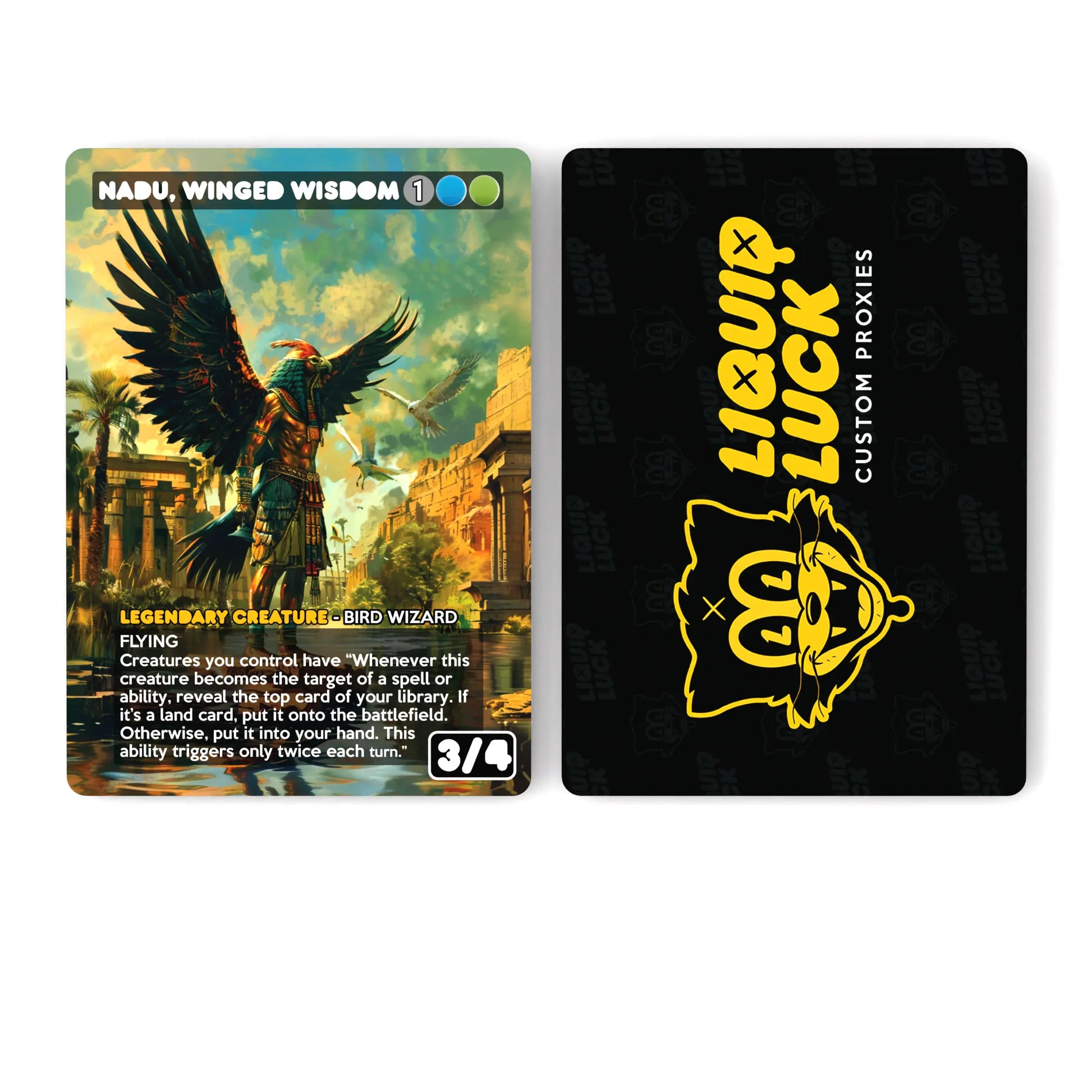 Nadu, Winged Wisdom - Complete Commander Proxy Deck (Cedh) with 108 Cards and Bonus Cards - Ready to Play Deck