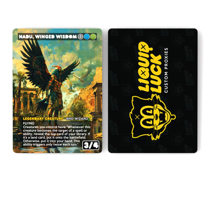 Nadu, Winged Wisdom - Complete Commander Proxy Deck (Cedh) with 108 Cards and Bonus Cards - Ready to Play Deck